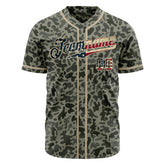 Custom National Flag Camo Fans Special Edition Authentic Vintage Baseball Jersey For Men Women Boy